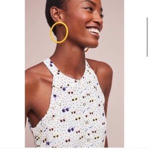 Anthropologie sunglasses novelty print dress
